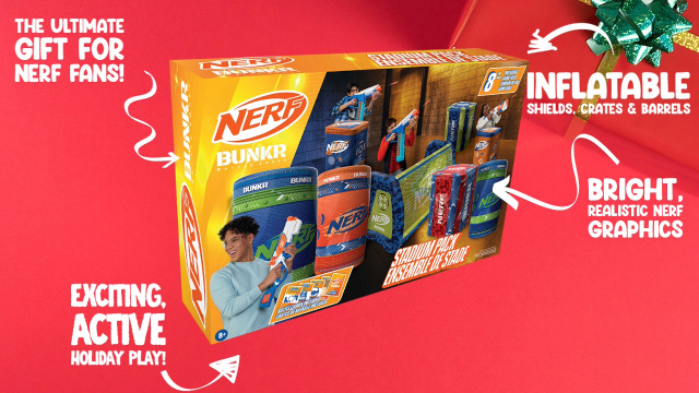 Watch Giftable Nerf Bunkr Battle Zones Stadium Pack on Amazon Live